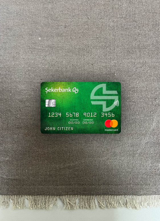 Download Turkey Sekerbank mastercard photolook front Photoshop template